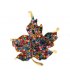 SB141 - Maple leaf brooch